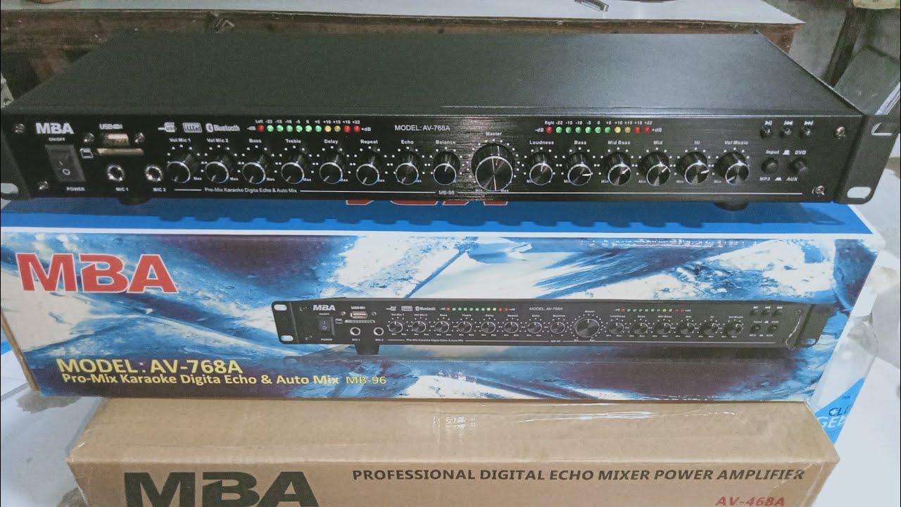 ปรีแอม์MBA AV-678A ราคา1,990บาทเก็บเงินปลายทางสั่งชื้อโทร065-3364269