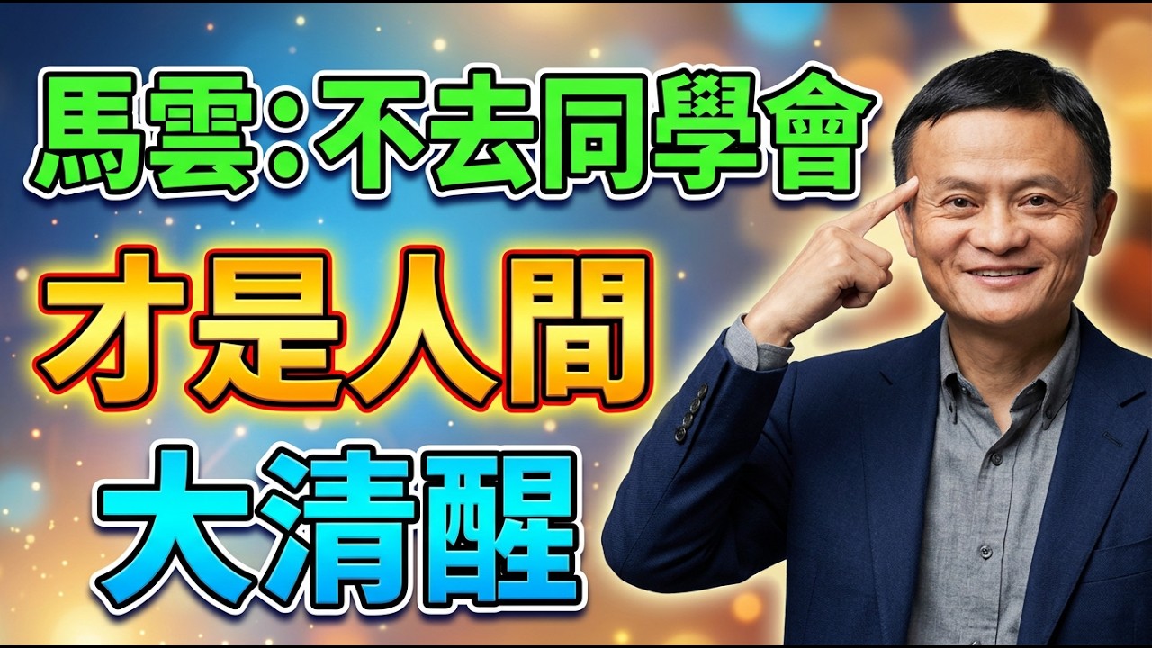 馬雲：為什麼很多老人突然就不去同學聚會了？聽聽這位班長的大實話，太現實了#同學會#社交#晚年#人情世故