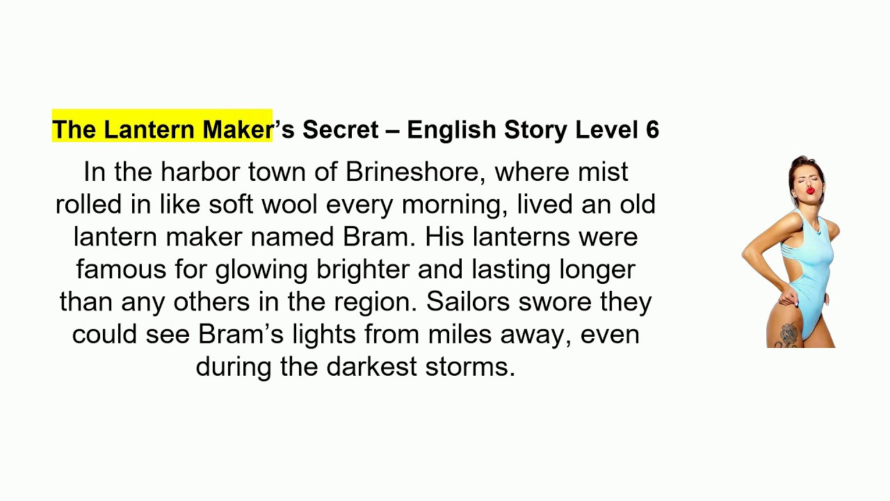 The Lantern Maker’s Secret – English Story Level 6