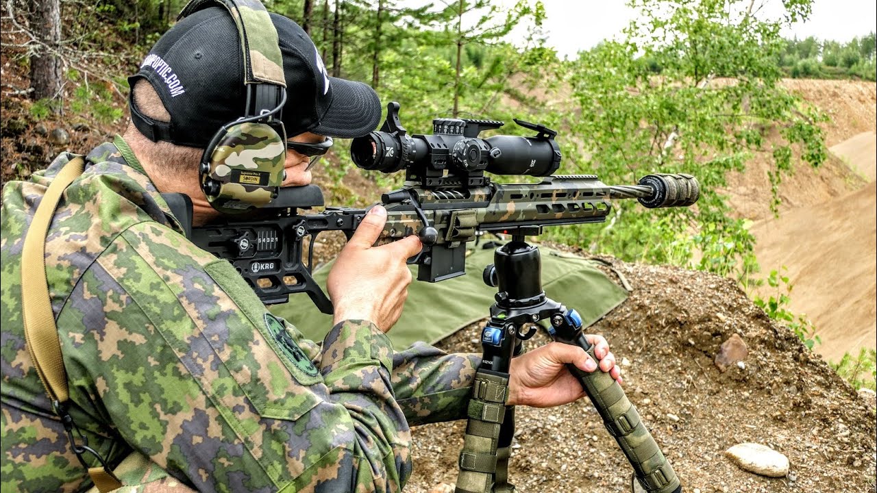 KRG Whiskey-3 gen6 chassis with KRG XL full lenght ARCA. Zero Compromise Optic ZC420. Lapua Scenar-L