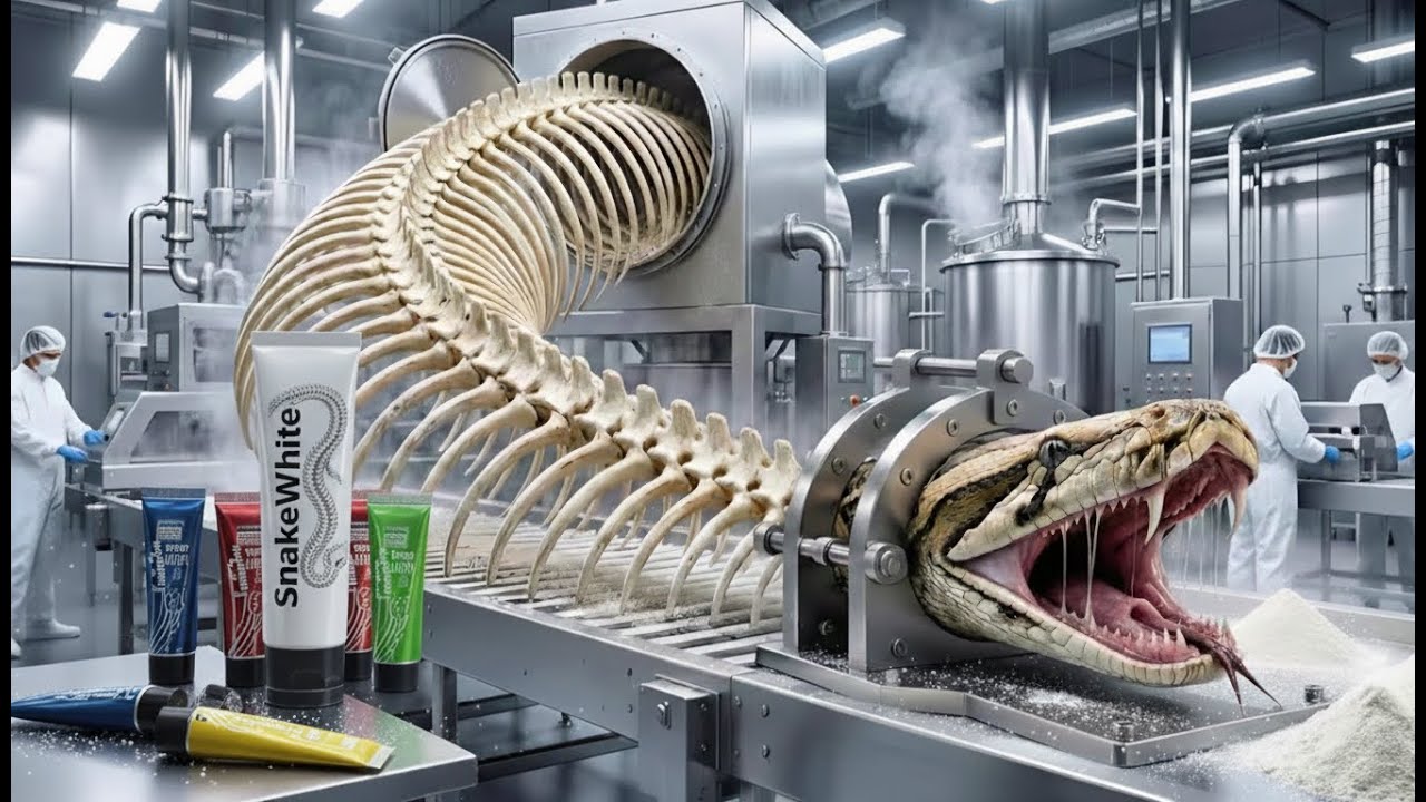 Inside the Modern Snake Skeleton Factory: From Raw Skeletons to Toothpaste You&rsquo;ve Never Seen Before