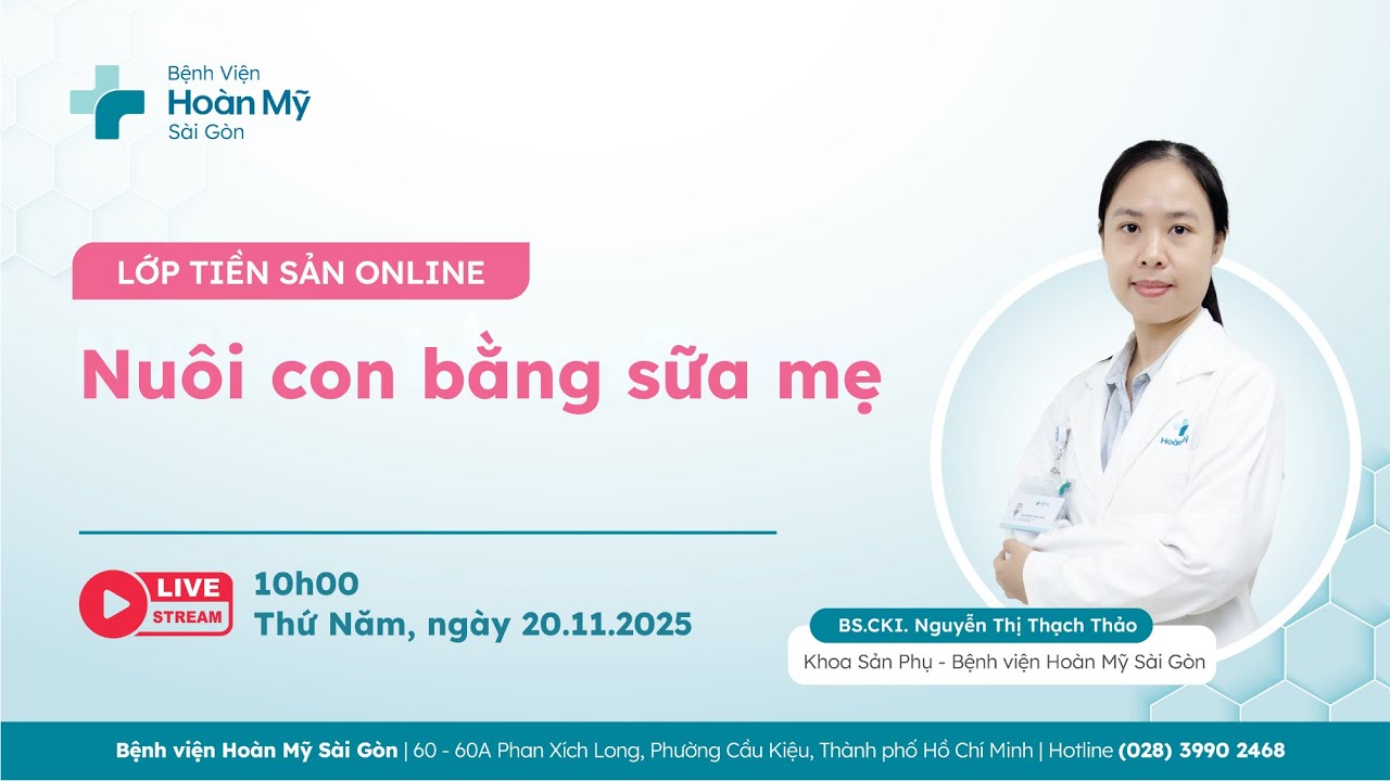 Nuôi con bằng sữa mẹ | Khoa Sản Phụ - Lớp tiền sản- HMSG