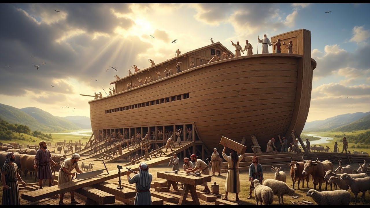 Discover the Miraculous Construction of Noah's Ark: Divine Journeys of God's Chosen Carpenters