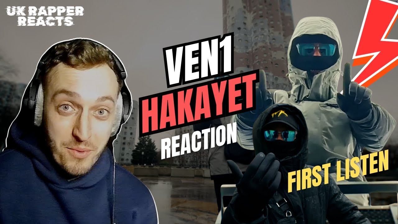 RAPPER REACTS to VEN1 - HAKAYET | French Drill Rap Music Reaction | Zee TV