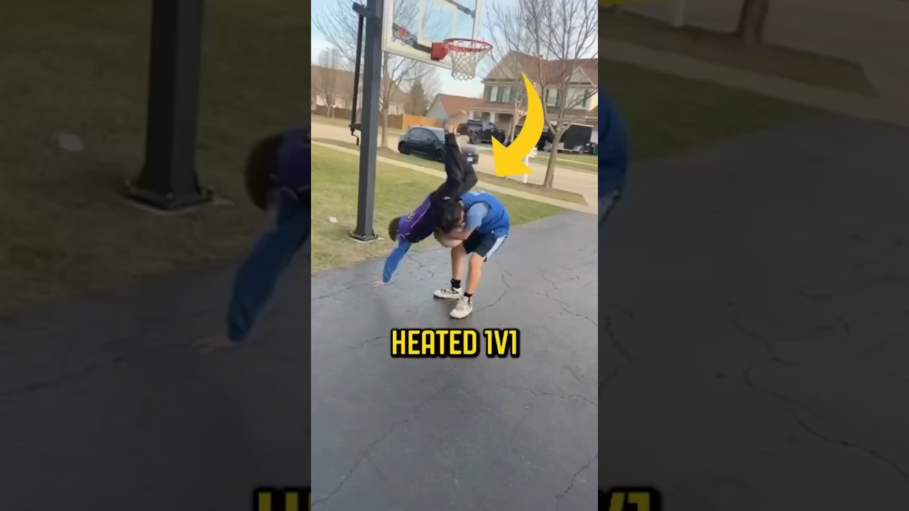 This 1v1 got HEATED 😳🏀