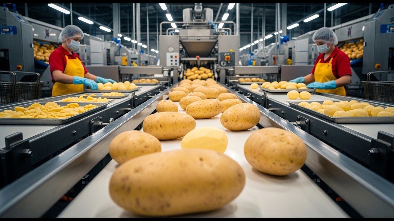 Inside a Modern Potato Processing Plant: From Fresh Potatoes to Finished Products