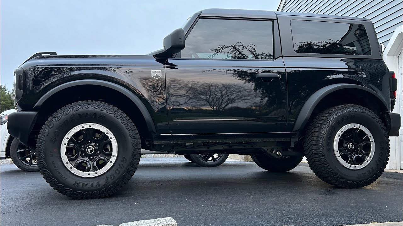 Ford Bronco Bora 1.25” Wheel Spacers + Black Lug Nuts Install