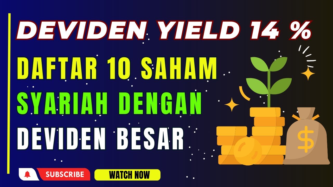 DAFTAR 10 SAHAM SYARIAH TERBAIK DENGAN DENGAN DEVIDEN BESAR