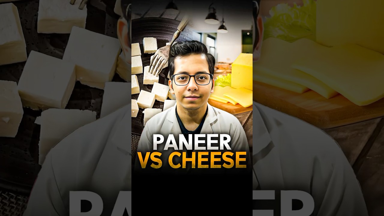 Paneer VS Cheese | Which is Healthy ? | Dt.Bhawesh | #diettubeindia #dietitian #protein #shorts