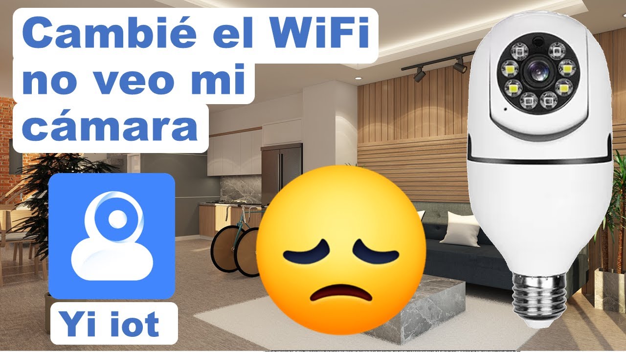 Yi Iot Cambién el módem WiFi y la contraseña, no veo mi cámara WiFi TUTORIAL 2024