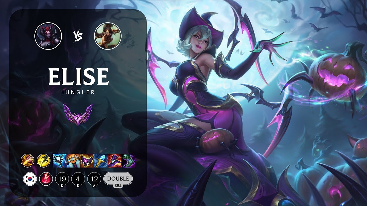 Elise Jungle vs Nidalee - KR Master Patch 14.3