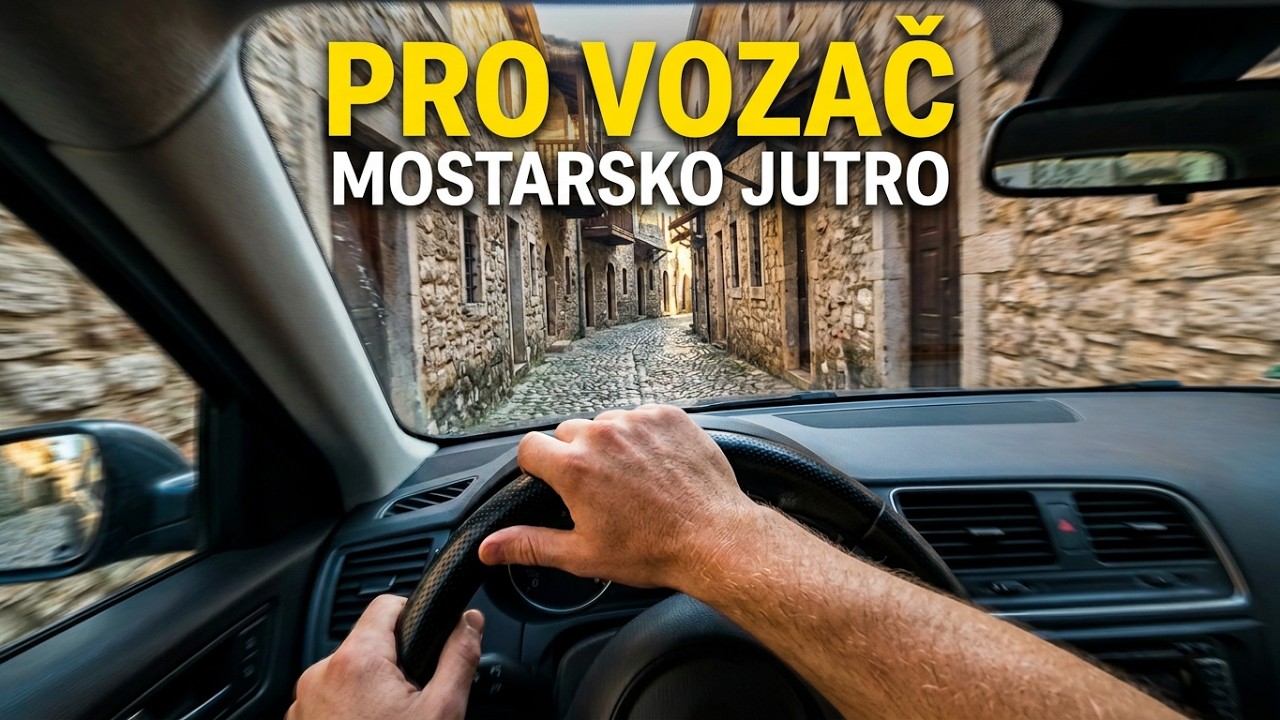VOZNJA KROZ MOSTAR | jutro sa profesionalnim vozacem.