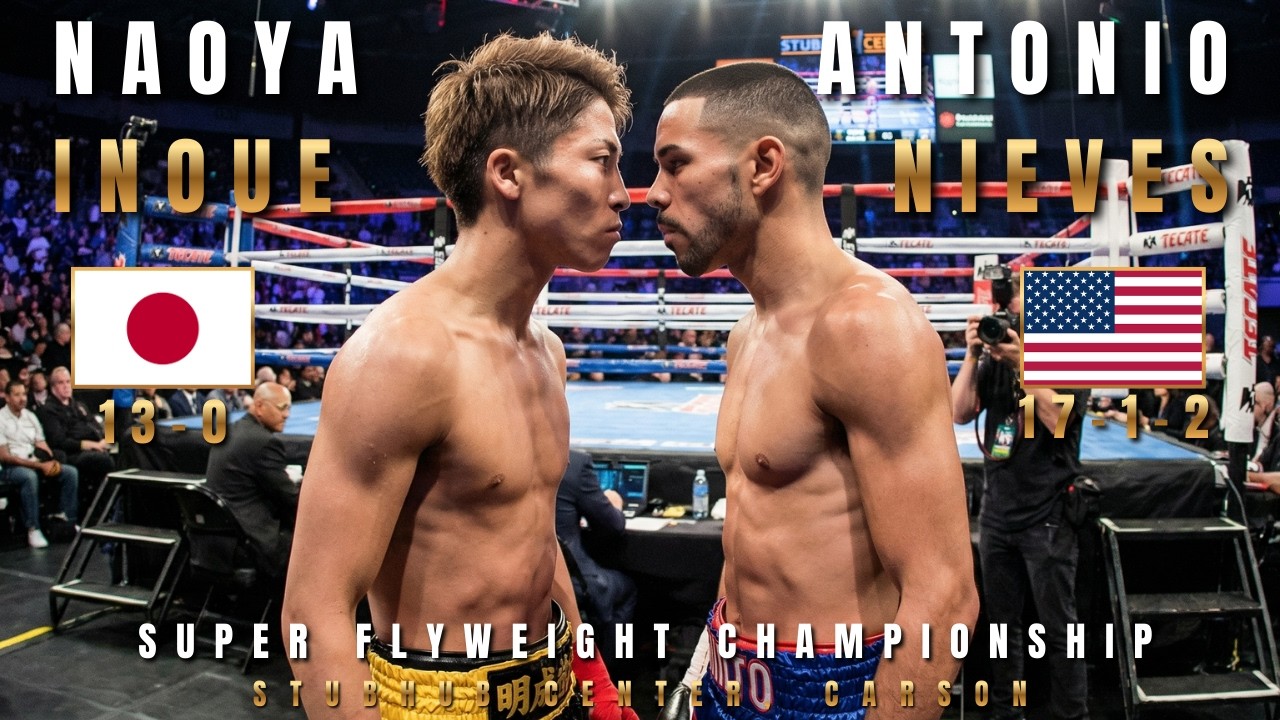 NAOYA INOUE (JAPAN) vs ANTONIO NIEVES (USA) Fight | DESTROYED | KO
