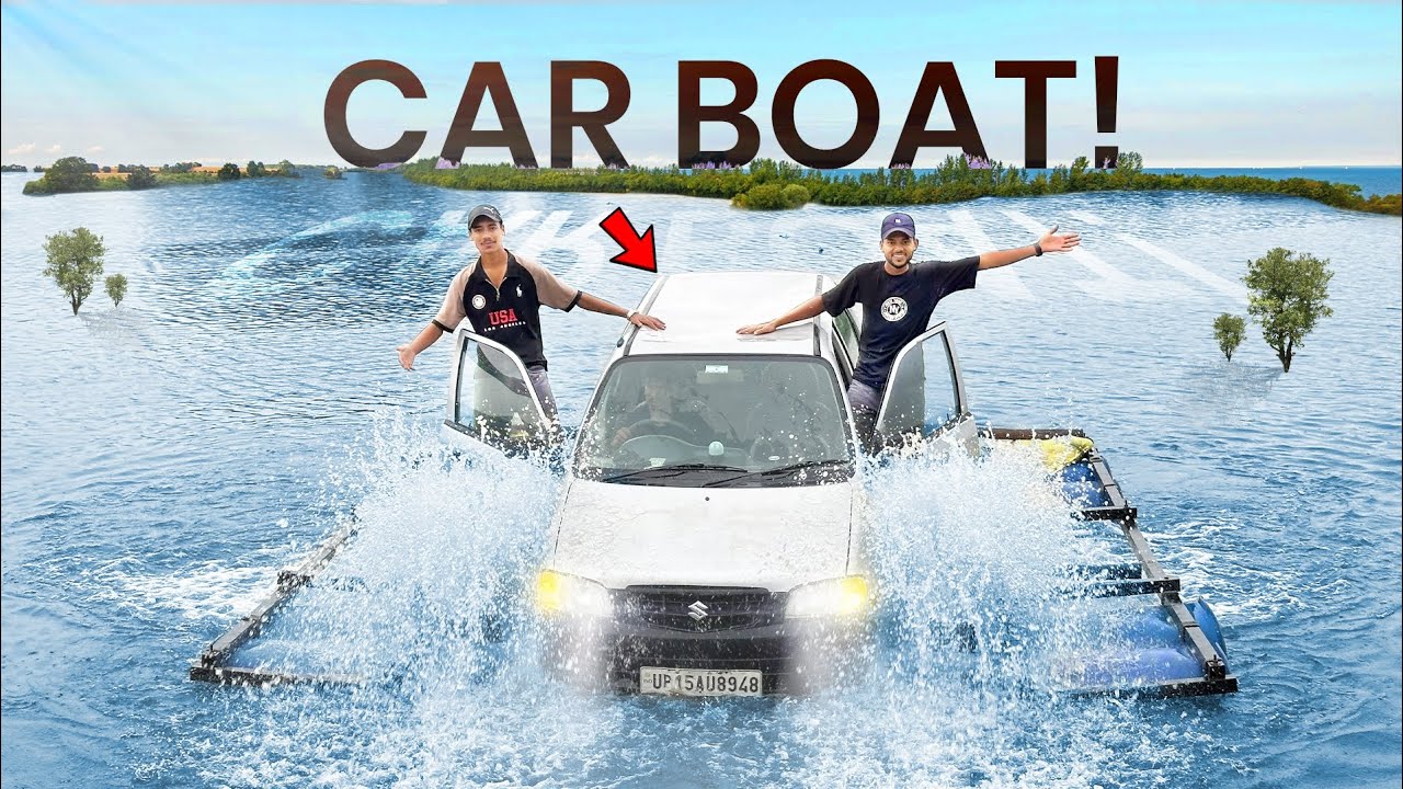 पानी पर चलती हुई कार Car Running on water #judwaavlog 