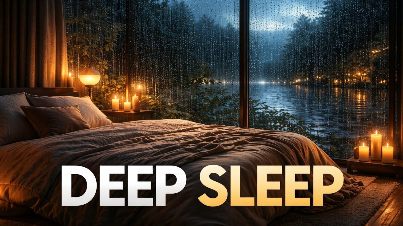 Deep Sleep Music 🌧️ Relaxing Rain & Water Sounds for Stress Relief (2 Hours)