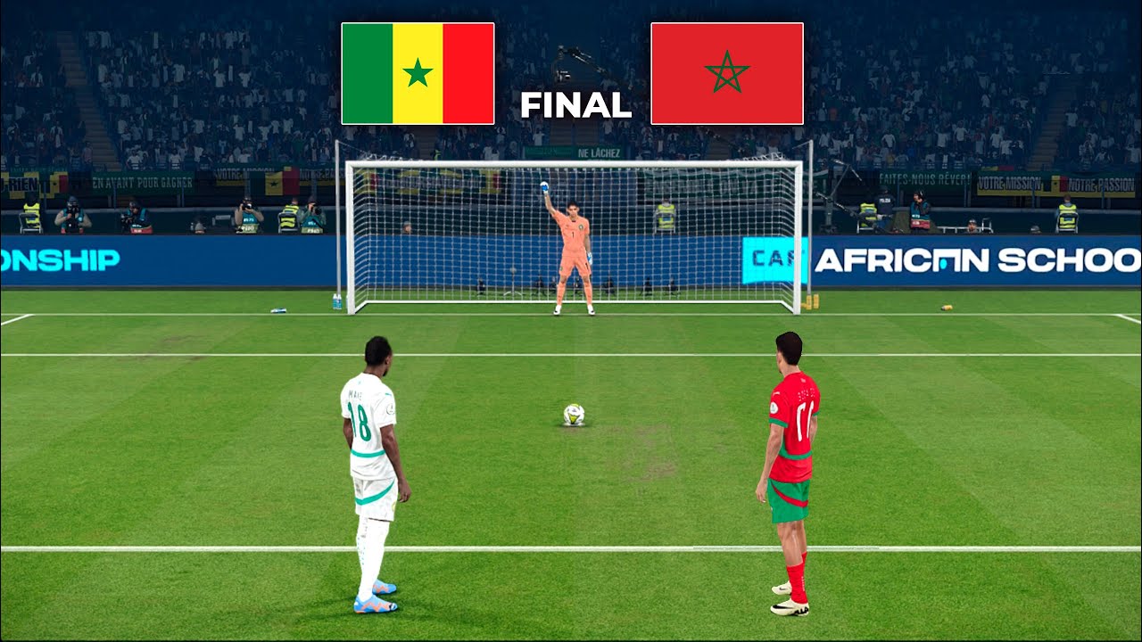 SÉNÉGAL vs MAROC | Séance de tirs au but | FINALE de la Coupe d'Afrique des Nations CAF 2025 | PES