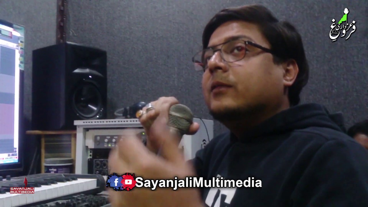 Tirmah Zaidi Working On Ayam E Fatima s.a Noha Project | Sayanjali Multimedia