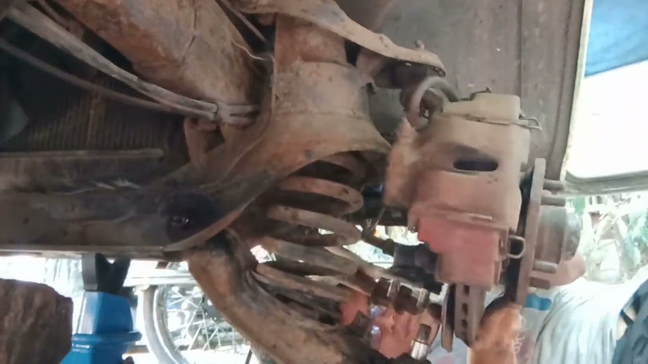 L300 paano mag kabet ng rubber lifter sa coil spring || shock absorber || lower suspension