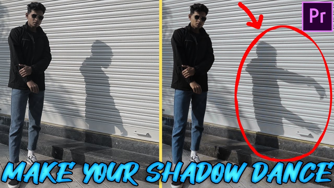 How to make your shadow move in premiere pro | how to edit like qmike | Sms world