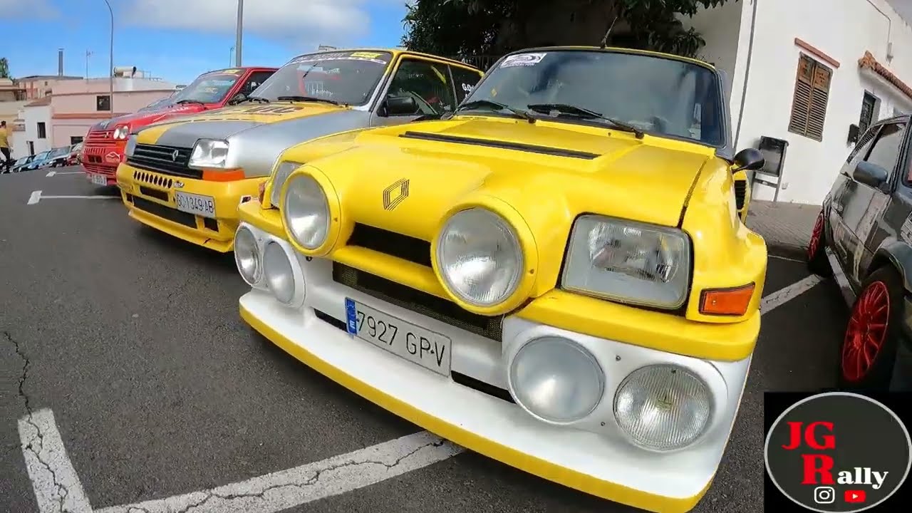 Vuelta a la Isla del Tenerife Turbo Club 2025. (Renault 5 Gt Turbo , 11 Turbo, 21 Turbo.)