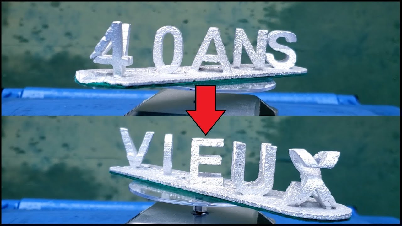 Ce Trophée en Métal Cache une surprise pour ses 40 ans !