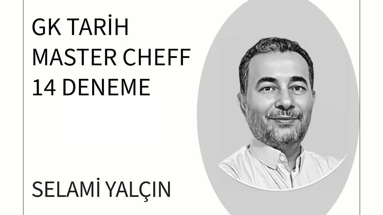 MASTER CHEFF 1. DENEME #kpsstarih #deneme #kpsstarihdenemesi