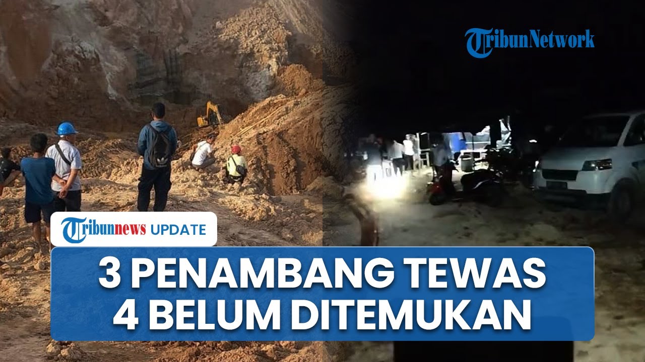3 Penambang Timah Tewas Tertimbun di Eks Tambang Pondi Kepulauan Babel, 4 Korban Belum Ditemukan