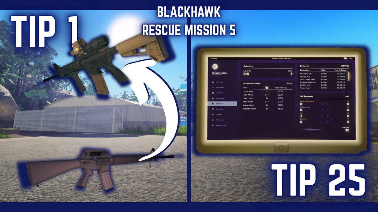 25 СОВЕТОВ И ПОДСКАЗОК ДЛЯ ВСЕХ ИГРОКОВ | Blackhawk Rescue Mission 5