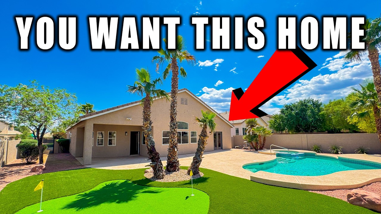 This IS the Home You WANT to Buy | Las Vegas Home for Sale [4K] | RESORT Oasis Pool & Putting Green