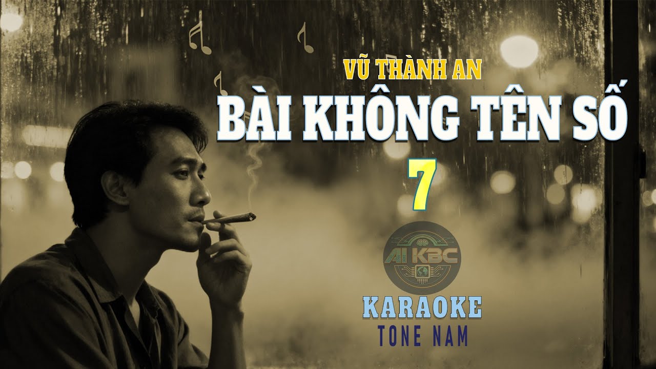 Bài Không Tên Số 7 | KARAOKE | TONE NAM