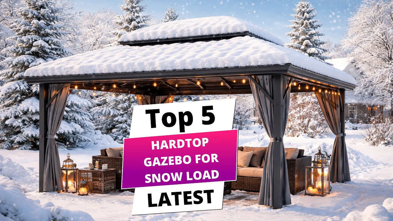 Best Hardtop Gazebo for Snow Load ❄️ Top Winter-Ready Gazebos for Heavy Snow Protection