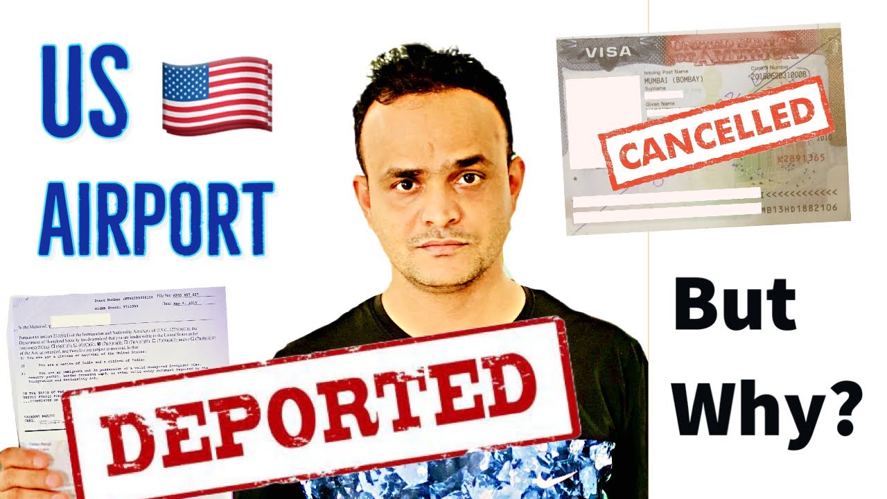 Why Deported from US Airport !  Don't do this Mistake while Traveling to US ? US Airport Questions