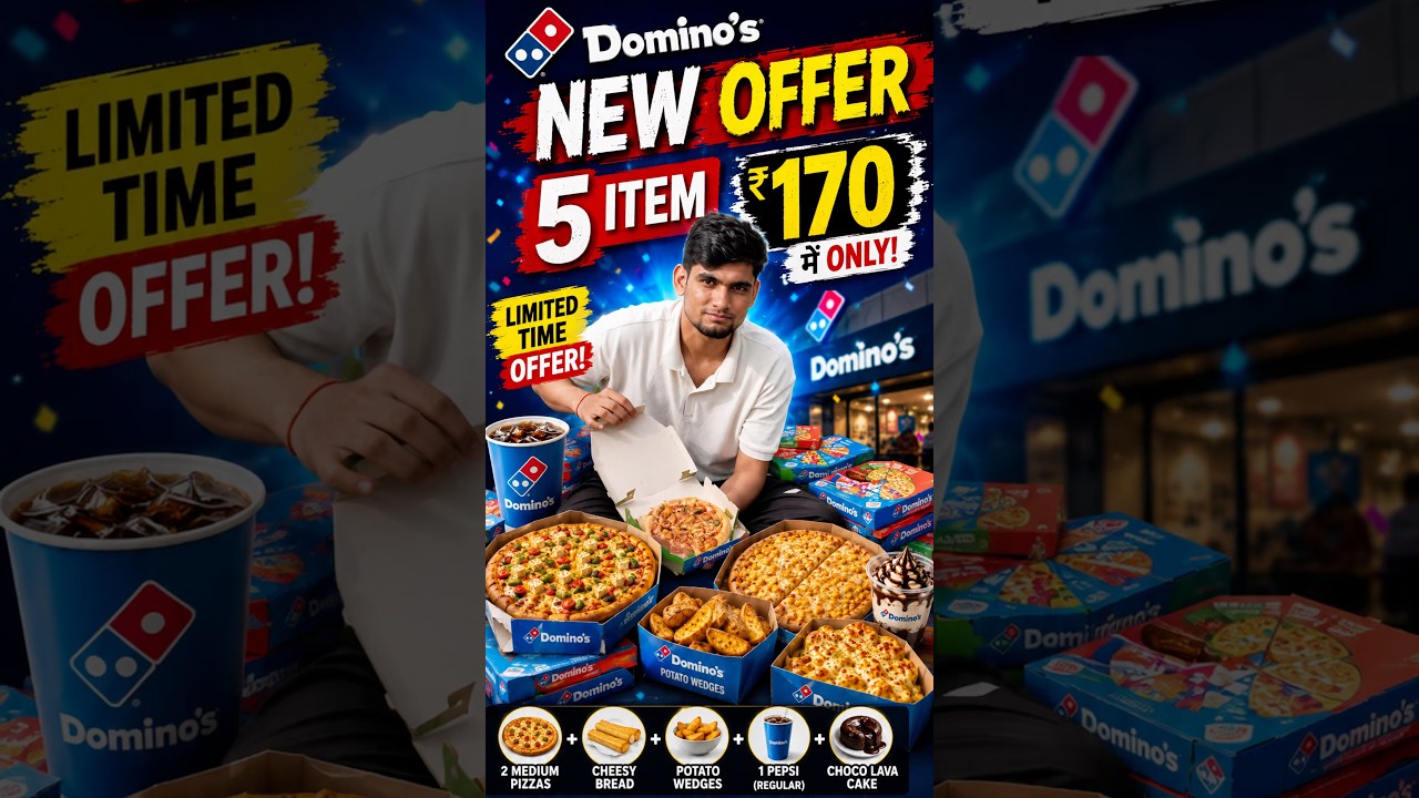 Domino&rsquo;s New Offer | Domino&rsquo;s Janmashtami Offer | Domino&rsquo;s Coupon Code Today