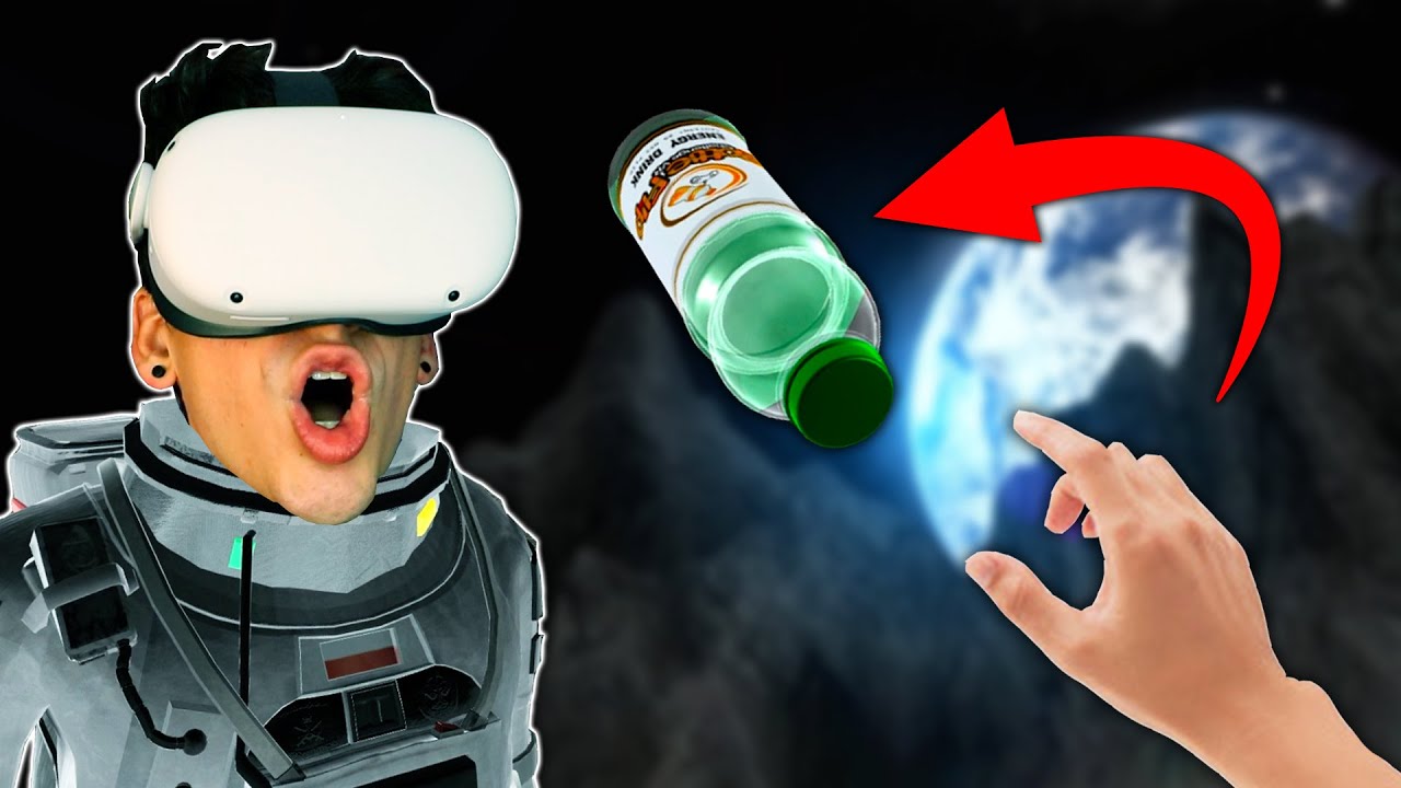 BOTTLE FLIPPING IN SPACE?! (Bottle Flip Challenge VR)