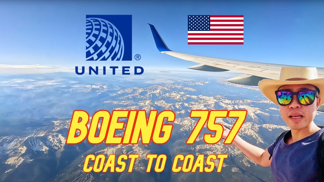 CROSSING AMERICA on the BOEING 757-200 | UNITED AIRLINES | EWR to SFO | 4K POV Flight