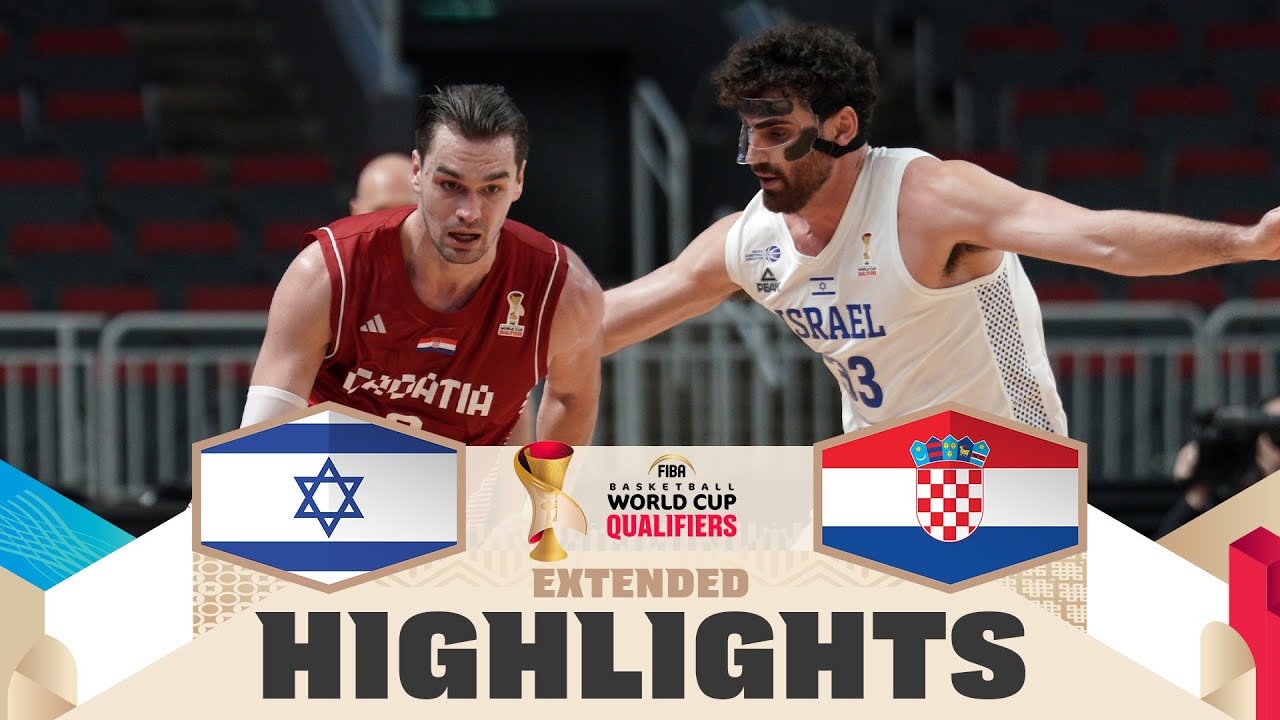 Israel 🇮🇱 v Croatia 🇭🇷 | Extended Highlights | FIBA Basketball World Cup 2027 European Qualifiers