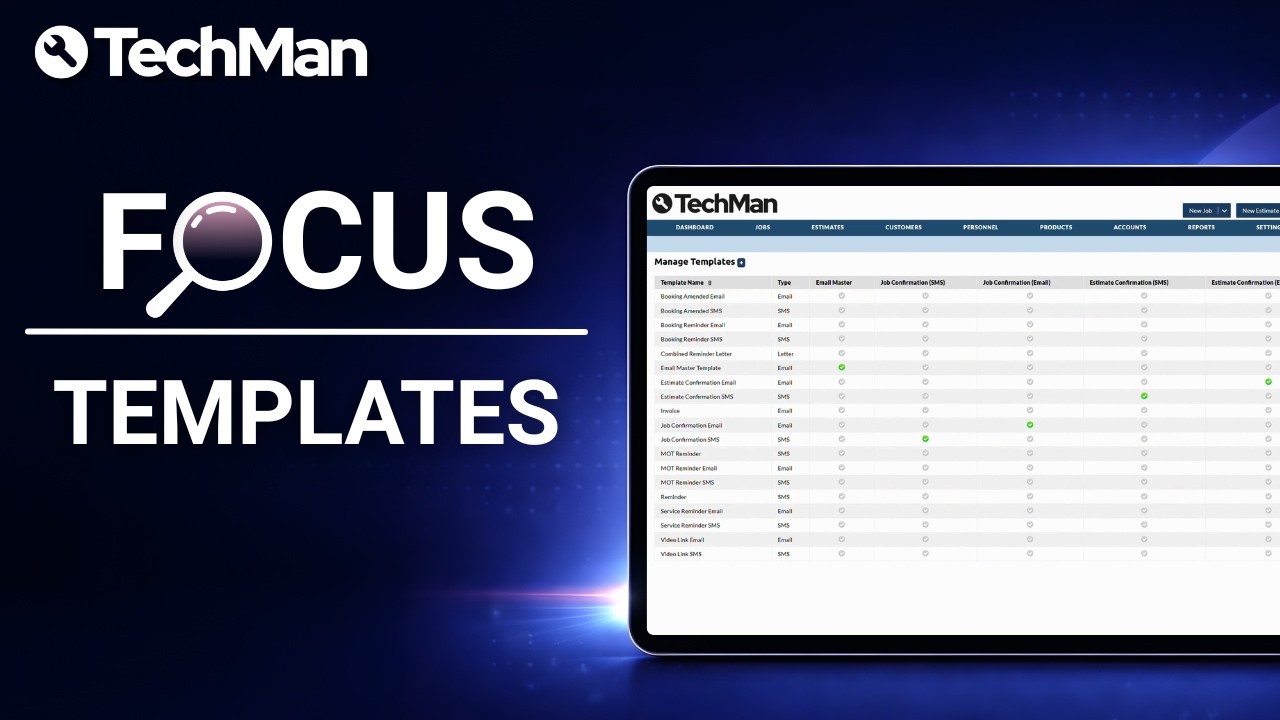 How to Create Message Templates in TechMan | SMS & Email Automation Setup