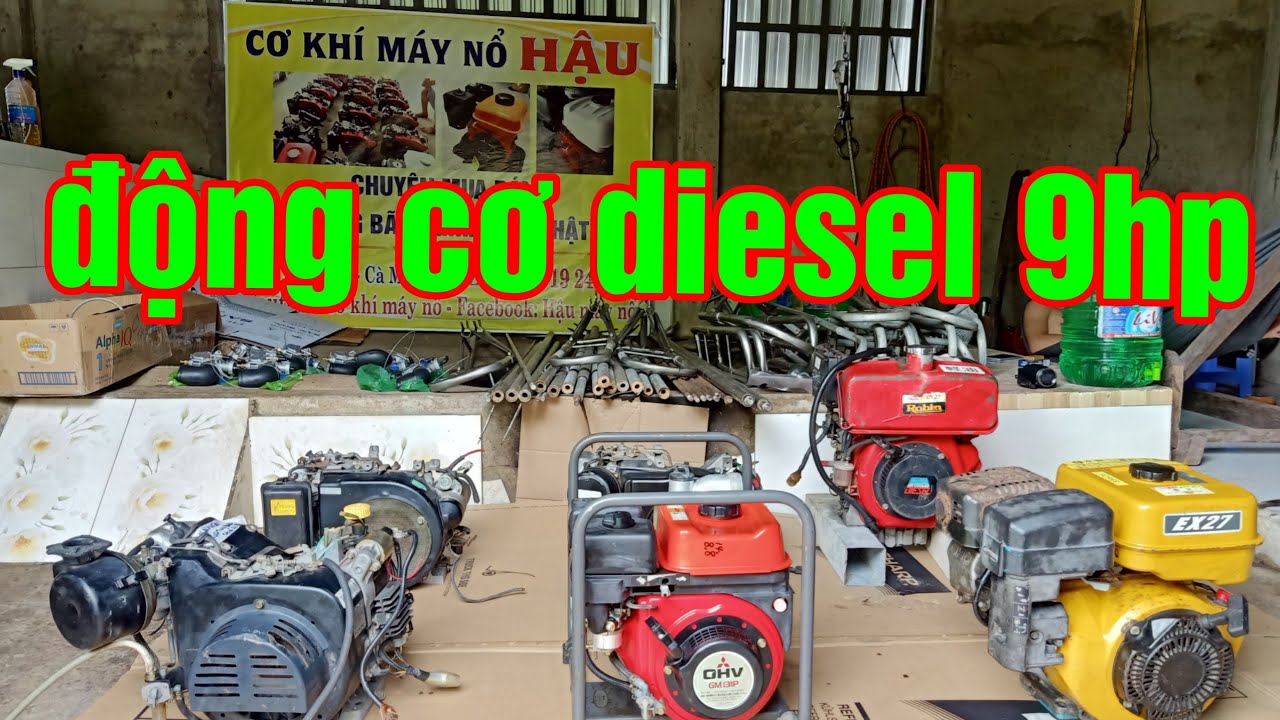 động cơ dầu diesel Robin dy27 đề nổ giá hợp lí lh0919244209