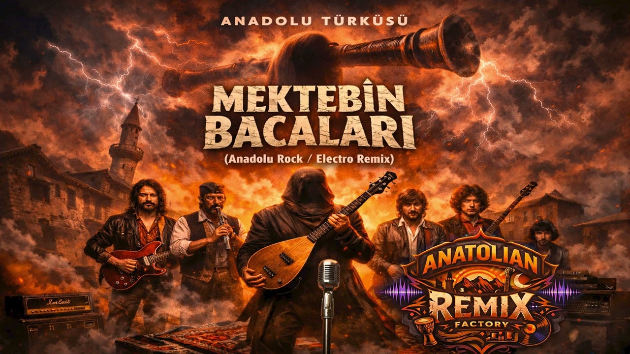 MEKTEBİN BACALARI | Anadolu Rock / Electro Remix | Ciğer Yakan Ağıt | Kral Anadolu Rock