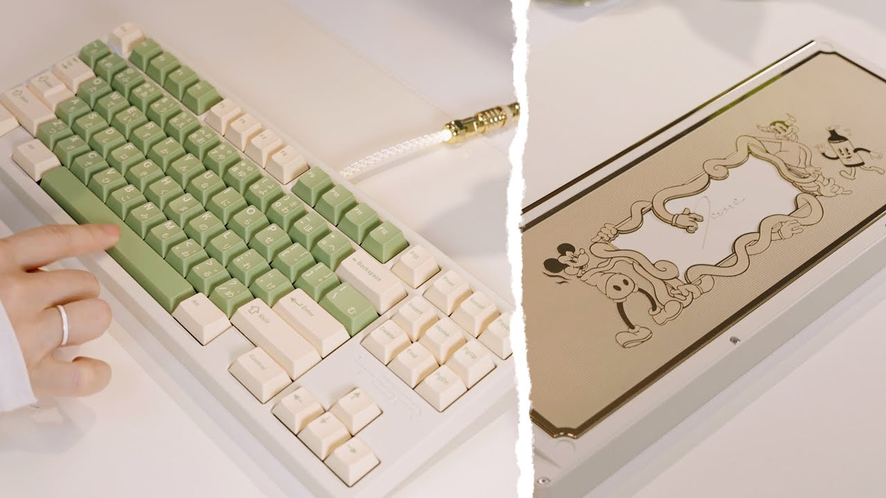 고급스러우면서 개구쟁이 같은 키보드🎩🐭TGR Jane V3 Rubrehose Edition
