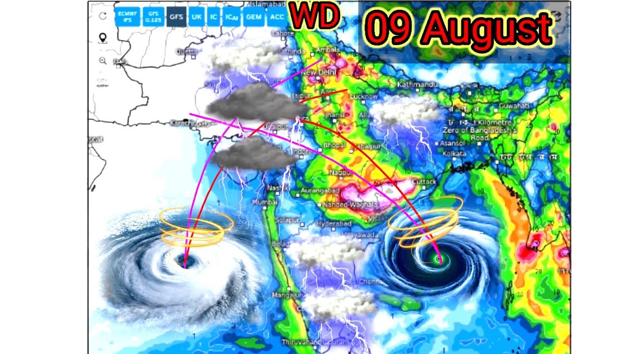 All India Weather Forecast Next 15 Days Monsoon Weather System Track Direction Update ⚠️