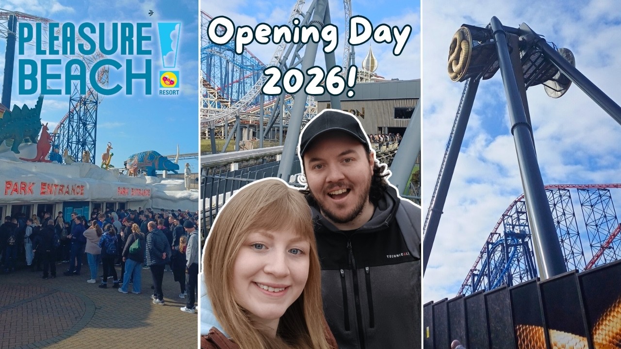 Theme Park Season is BACK! | Pleasure Beach Resort Opening Day 2026