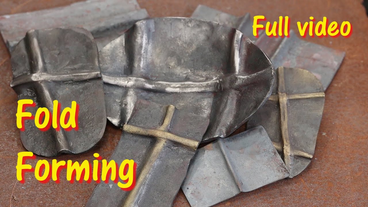 Fold Forming Sheet steel - basic introduction for blacksmiths