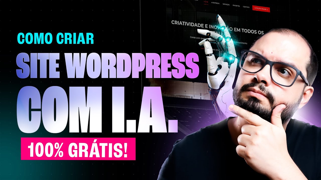 🚀COMO CRIAR SITES WORDPRESS 100% GRÁTIS COM INTELIGÊNCIA ARTIFICIAL EM 2024.