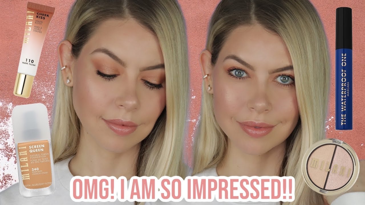 FULL FACE OF  NEW MILANI MAKEUP | BrittanyNichole