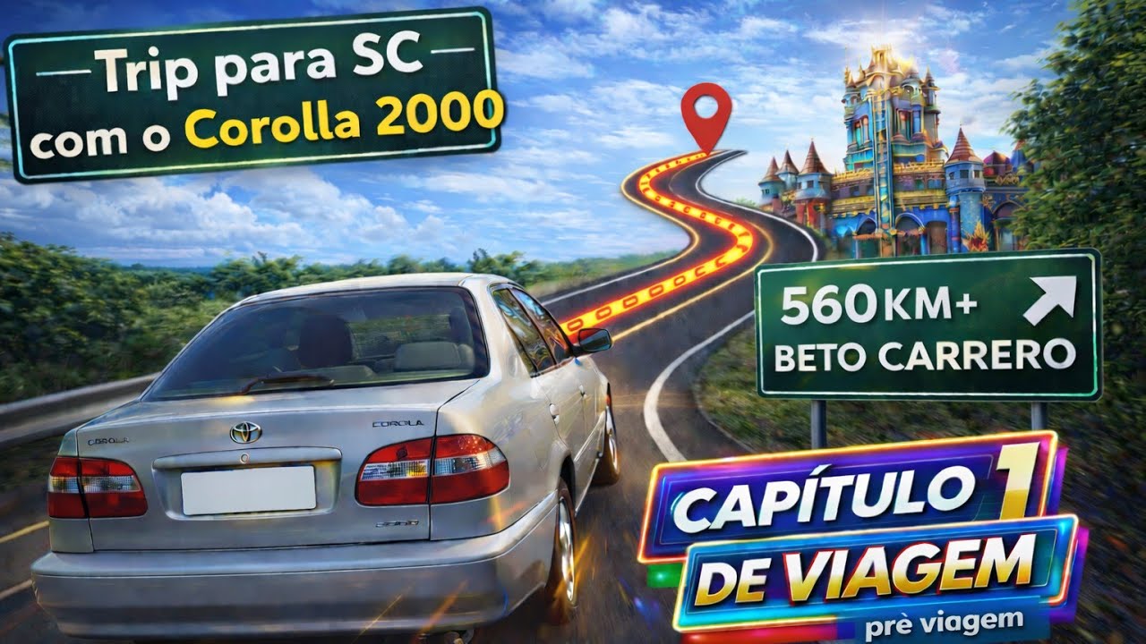 Trip para  SC com o Corolla 2000 