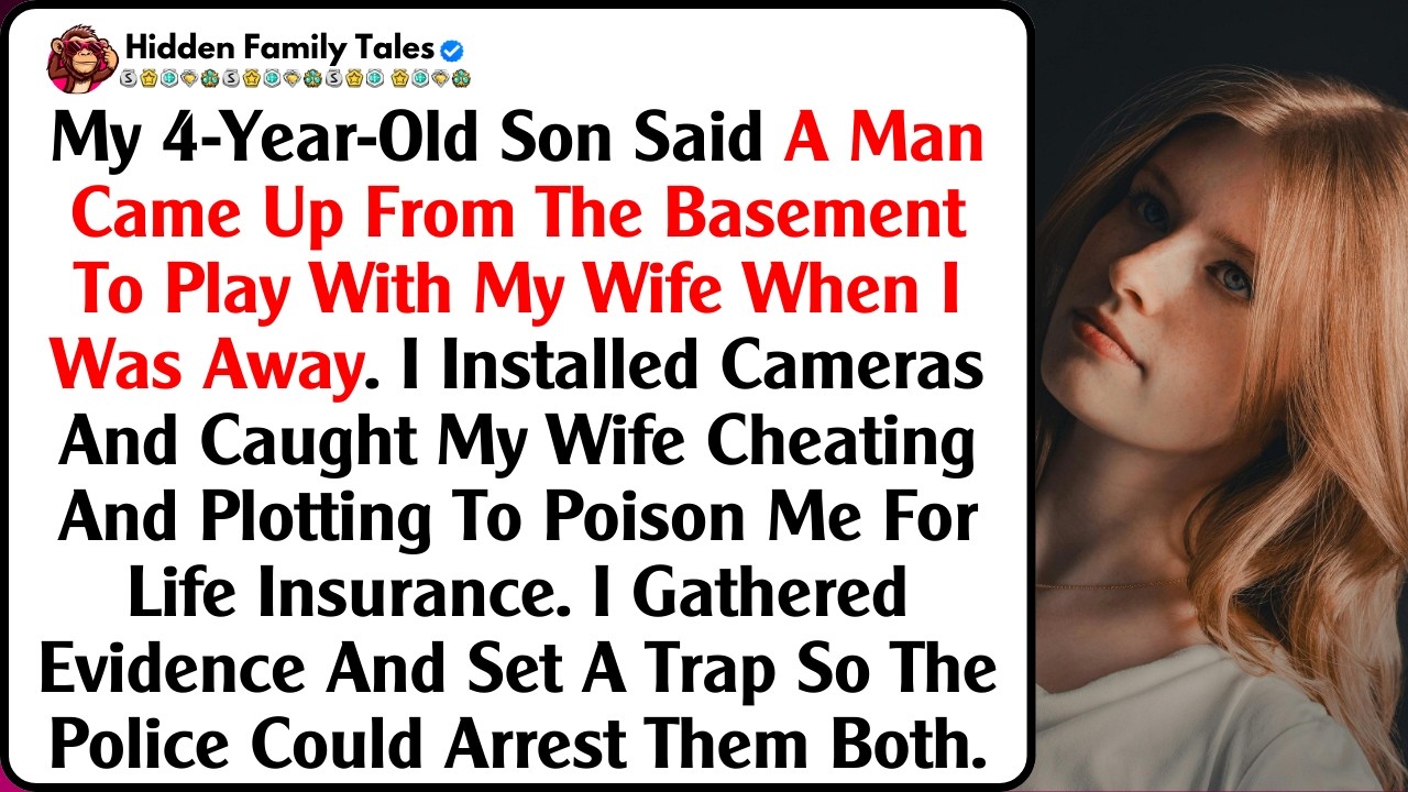 My 4-Year-Old Son Said A Man Came Up From The Basement To Play With My Wife When I Was Away....