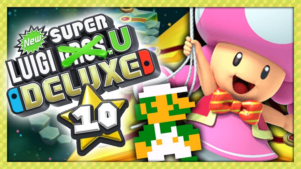 NEW SUPER LUIGI U DELUXE #10 - LA ROUTE DE L'ETOILE ! NIVEAUX TROP DURS !