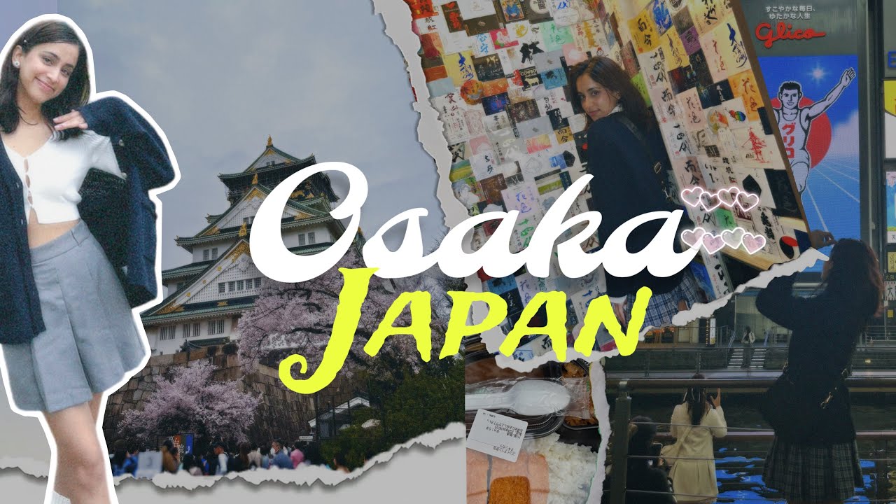 Osaka, Japan in Sakura season🌸😍 || The best time to visit japan🌷💗🎀 ||