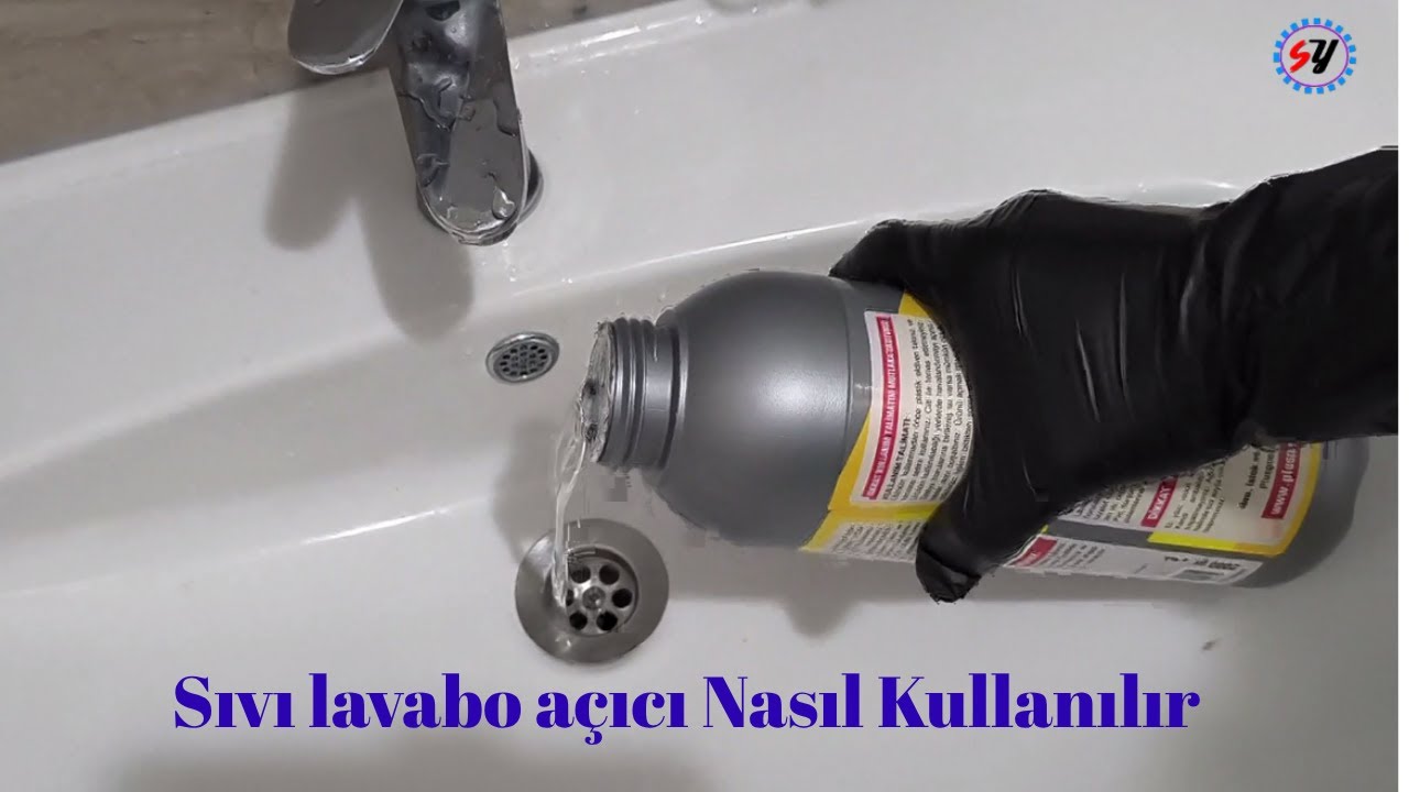 Sıvı lavabo açıcı Nasıl Kullanılır ? Gerçekten İşe Yaradı...!!!